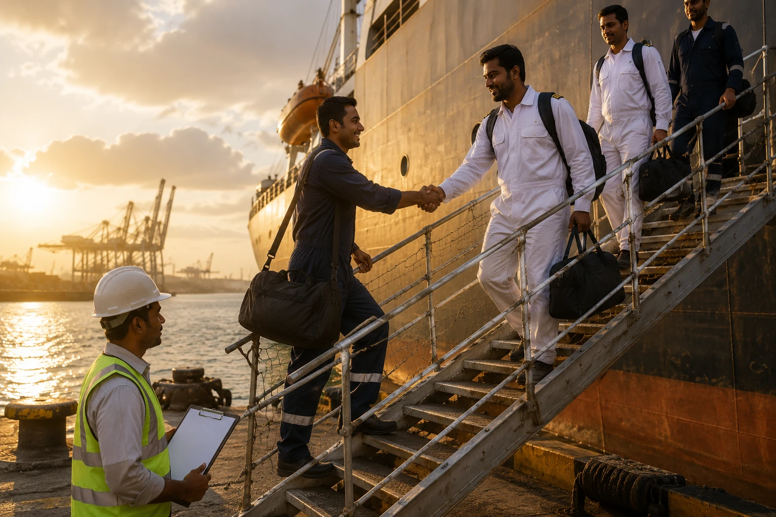Crew change and shore leave awareness for Indian seafarers